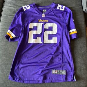 Large MN Vikings jersey Harrison smith purple men’s